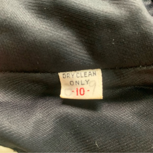 VINTAGE Saks Fifth Avenue High Neck Longsleeve Maxi‎ Dress Size 10 - Picture 8 of 9